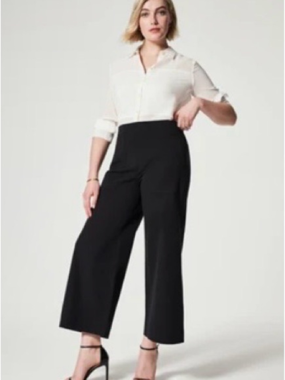 Spanx - On The Go Wide Leg Cropped Pant - SP